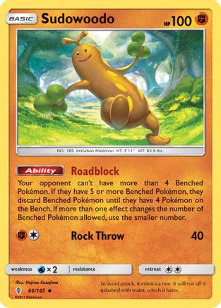 Sudowoodo 66/145 - SM Guardians Rising Reverse Holofoil