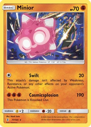 Minior 77/145 - SM Guardians Rising Reverse Holofoil
