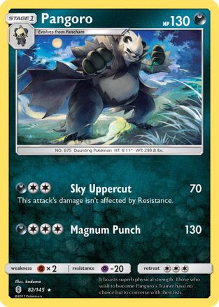 Pangoro 82/145 - SM Guardians Rising