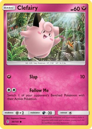 Clefairy 88/145 - SM Guardians Rising Reverse Holofoil