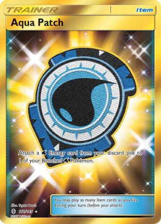Aqua Patch (Secret)/145 - SM Guardians Rising Holofoil