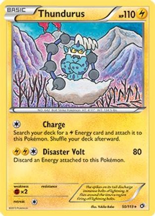 Thundurus - 50/113 (BW Legendary Treasures) - Deck Exclusives
