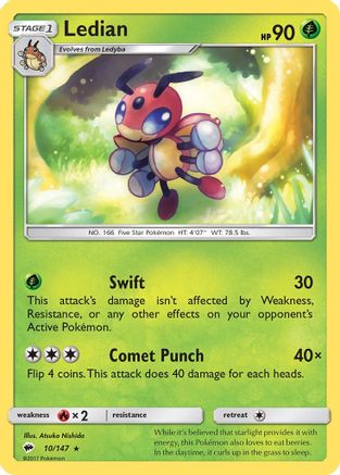 Ledian 10/147 - SM Burning Shadows