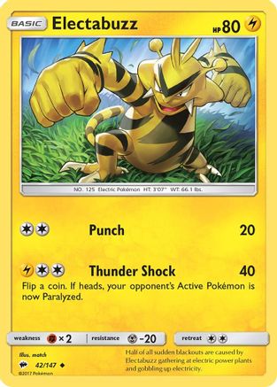 Electabuzz/147 - SM Burning Shadows