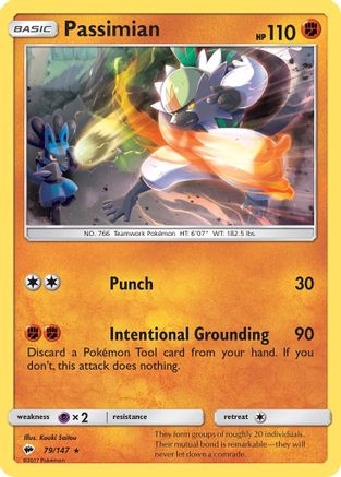 Passimian 79/147 - SM Burning Shadows Reverse Holofoil