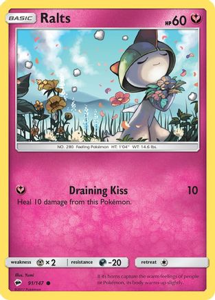 Ralts 91/147 - SM Burning Shadows