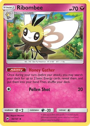 Ribombee 96/147 - SM Burning Shadows