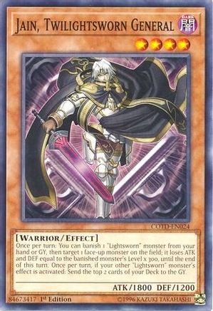 Jain, Twilightsworn General (COTD-EN024) - Code of the Duelist 1st Edition