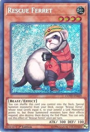 Rescue Ferret (COTD-EN029) - Code of the Duelist 1st Edition
