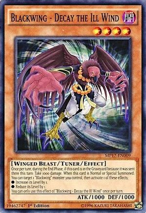Blackwing - Decay the Ill Wind (MP17-EN009) - 2017 Mega-Tins Mega Pack 1st Edition