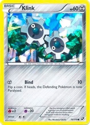 Klink - 74/114 (Cracked Ice Holo) - Blister Exclusives Holofoil