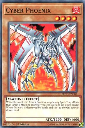 Cyber Phoenix (LEDD-ENB07) - Legendary Dragon Decks 1st Edition