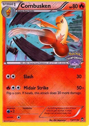 Combusken - 13/111 (Arena Cup Championships) - League & Championship Cards Reverse Holofoil