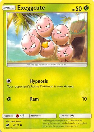 Exeggcute 4/111 - SM Crimson Invasion Reverse Holofoil