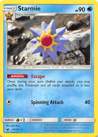 Starmie 16/111 - SM Crimson Invasion