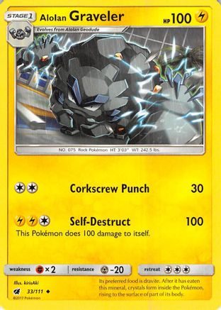 Alolan Graveler/111 - SM Crimson Invasion