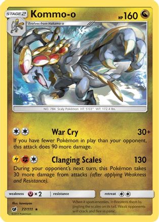 Kommo-o 77/111 - SM Crimson Invasion