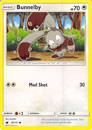 Bunnelby 87/111 - SM Crimson Invasion