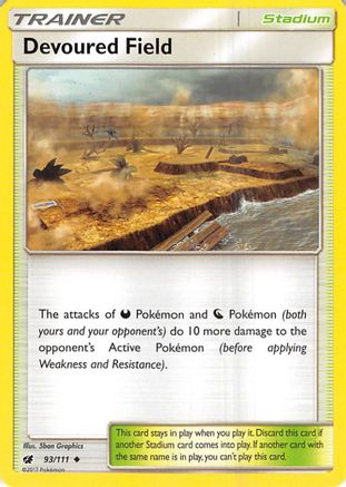 Devoured Field 93/111 - SM Crimson Invasion Reverse Holofoil