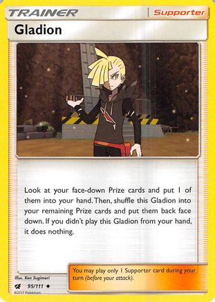 Gladion 95/111 - SM Crimson Invasion Reverse Holofoil