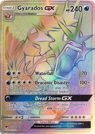 Gyarados GX (Secret)/111 - SM Crimson Invasion Holofoil