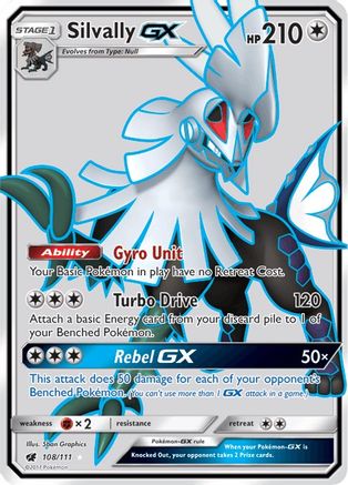 Silvally GX (Full Art)/111 - SM Crimson Invasion Holofoil