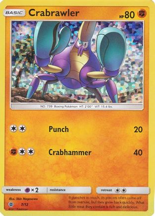 Crabrawler - 7/12/12 - McDonalds Promos 2017 Holofoil