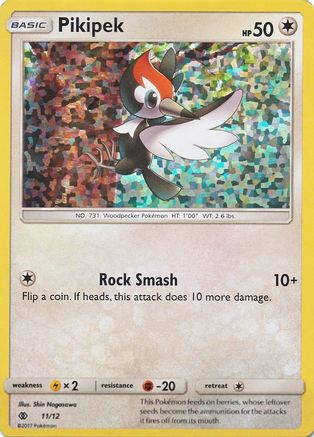 Pikipek - 11/12/12 - McDonalds Promos 2017 Holofoil