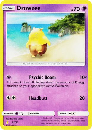 Drowzee - SM Trainer Kit Lycanroc & Alolan Raichu