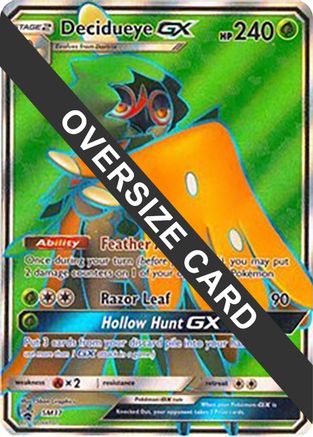 Decidueye GX - SM37 (SM Black Star Promo) - Jumbo Cards Holofoil