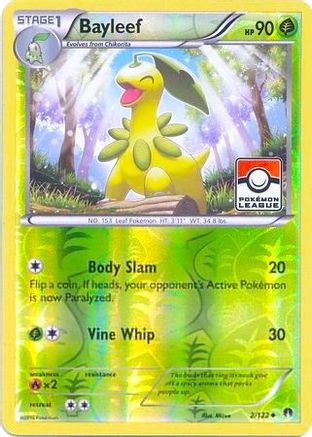 Bayleef - 2/122 (Pokemon League) - League & Championship Cards Reverse Holofoil