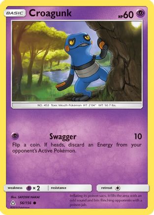 Croagunk 56/156 - SM Ultra Prism