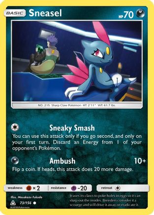 Sneasel 73/156 - SM Ultra Prism