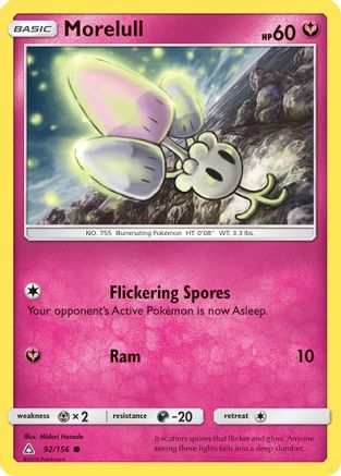 Morelull 92/156 - SM Ultra Prism Reverse Holofoil