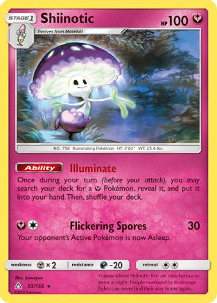Shiinotic 93/156 - SM Ultra Prism