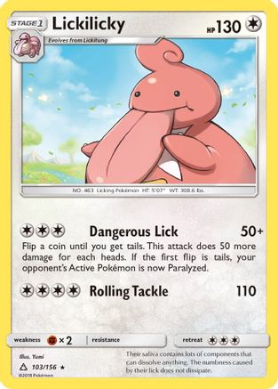 Lickilicky/156 - SM Ultra Prism