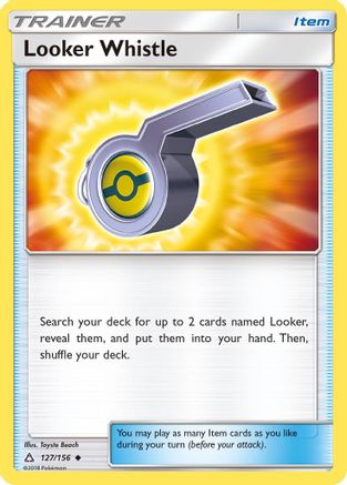 Looker Whistle/156 - SM Ultra Prism Reverse Holofoil