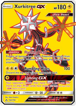 Xurkitree GX (Full Art)/156 - SM Ultra Prism Holofoil