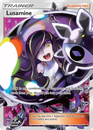 Lusamine (Full Art)/156 - SM Ultra Prism Holofoil