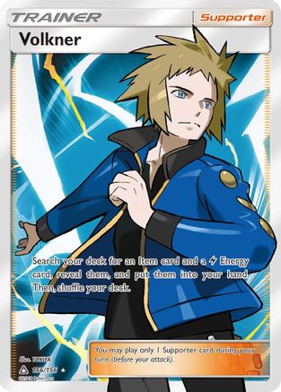 Volkner (Full Art)/156 - SM Ultra Prism Holofoil