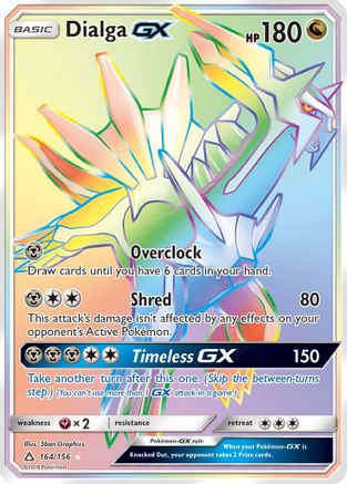 Dialga GX (Secret Rare)/156 - SM Ultra Prism Holofoil