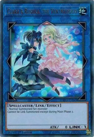 Clara & Rushka, the Ventriloduo (EXFO-EN049) - Extreme Force 1st Edition