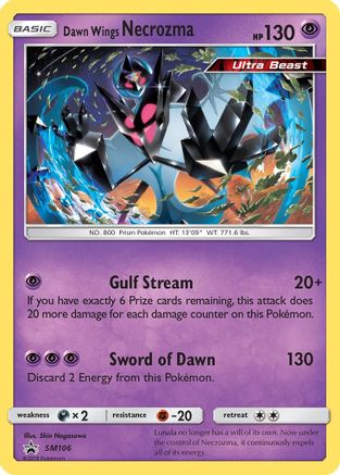 Dawn Wings Necrozma - SM106/248 - SM Promos Holofoil
