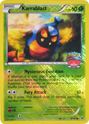 Karrablast - 8/101 (Championship Series) - League & Championship Cards Reverse Holofoil