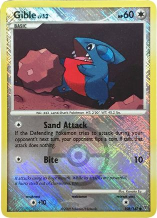 Gible - 106/147 (Championship Promo) - League & Championship Cards Reverse Holofoil