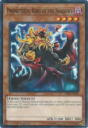 Prometheus, King of the Shadows (SR06-EN006) - Structure Deck: Lair of Darkness 1st Edition