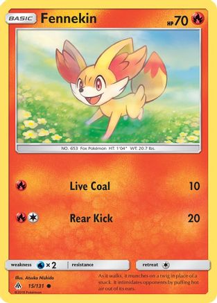 Fennekin (15) 15/131 - SM Forbidden Light