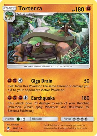 Torterra 58/131 - SM Forbidden Light