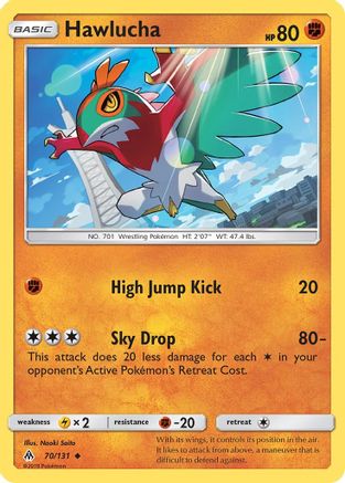 Hawlucha 70/131 - SM Forbidden Light Reverse Holofoil