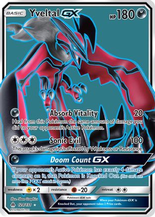 Yveltal GX (Full Art)/131 - SM Forbidden Light Holofoil